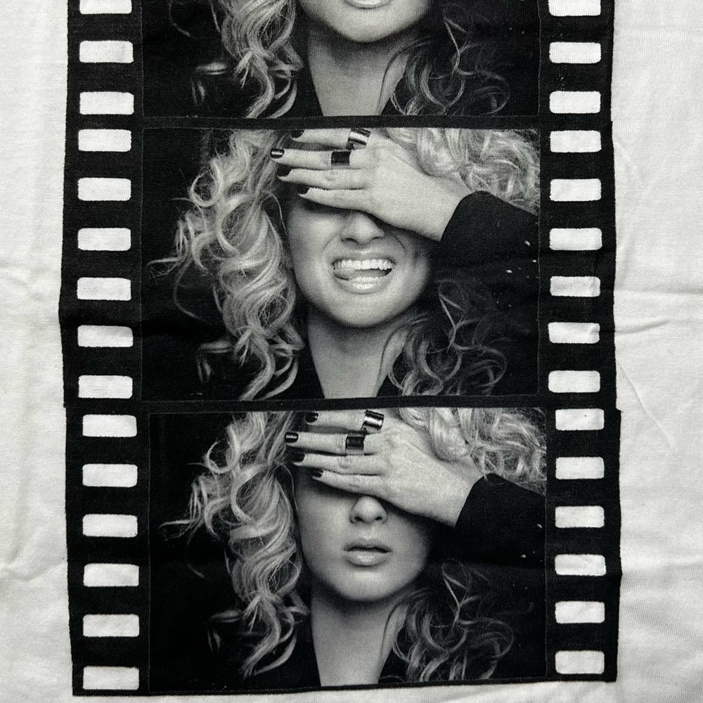 NWOT Cotton Heritage Tori Kelly Photobooth Racerback Graphic Tank Top Women’s M - Picture 5 of 7